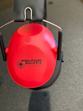 Bull's-Eye Shotgunner Red Hearing Protectors for Men and Women
